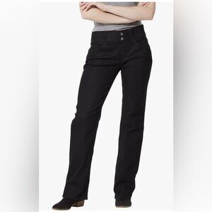 LARRY LEVINE pants for women size 14 color Black looks like Jeans wide legs